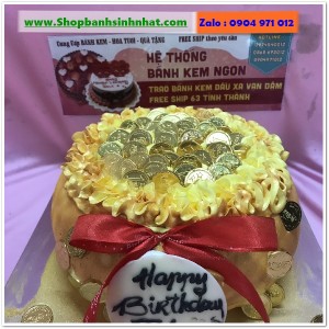 Bánh Sinh Nhật Hũ Vàng - VA148